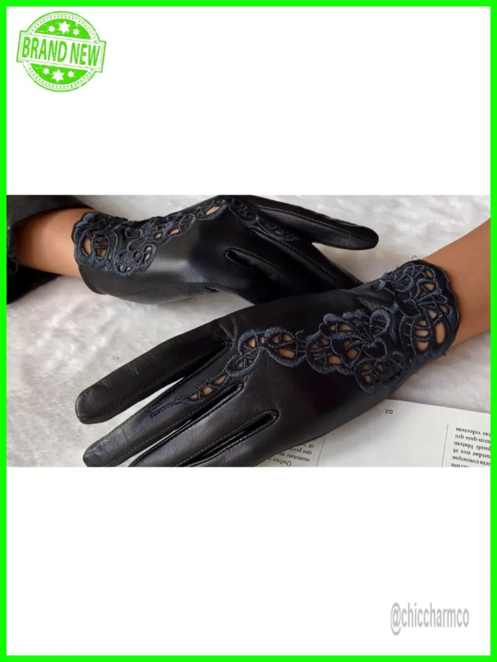 Genuine Sheepskin Leather Driving Gloves Unlined Touchscreen